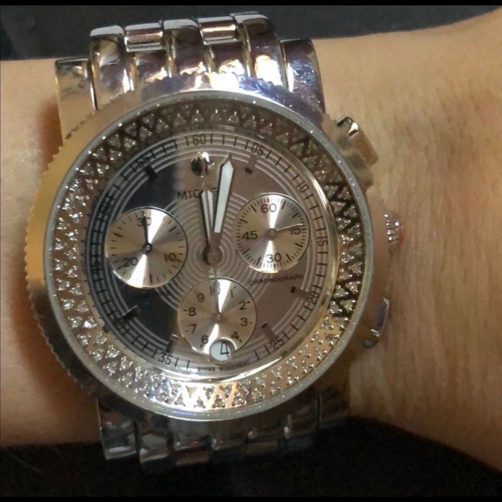 Michele Sport Sail Diamond Watch